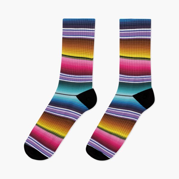 Item preview, Turquoise Serape Mexican serape blanket vibrant zerape saltillo jorongo stripes zarape designed and sold by T-Mex.