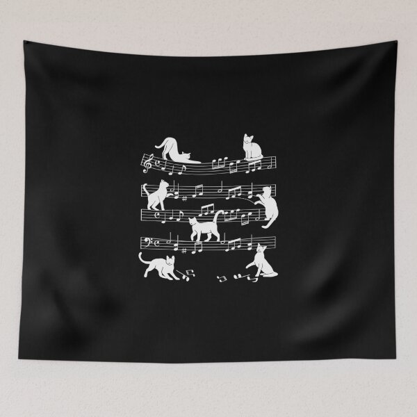 Item preview, Cats On Musical Notes Sheet Tank Top designed and sold by celestekey.