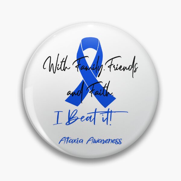Item preview, Ataxia Warrior - With Family, Friends, and Faith - I BEAT IT! designed and sold by Robbsyn.