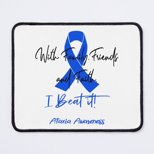 Item preview, Ataxia Warrior - With Family, Friends, and Faith - I BEAT IT! designed and sold by Robbsyn.