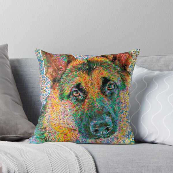 Item preview, Colorful German Shepherd designed and sold by Celso Studio.