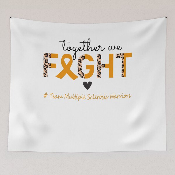 Item preview, Multiple Sclerosis Awareness Together We Fight Team Multiple Sclerosis Warriors designed and sold by whlrcheryl.