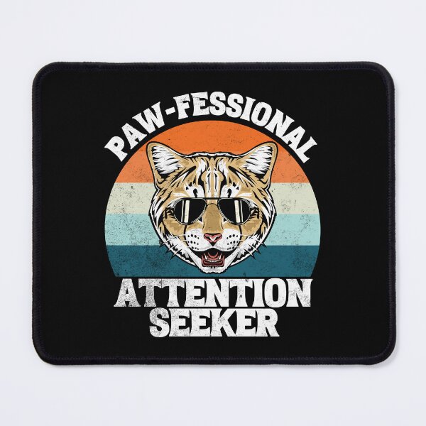 Item preview, Pawfessional Attention Seeker Funny Cat Pet Bandana Scarf designed and sold by Zulfiqqar.