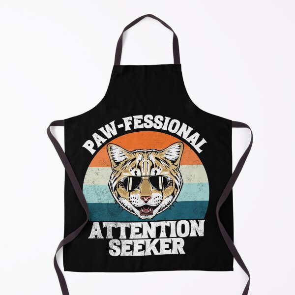 Item preview, Pawfessional Attention Seeker Funny Cat Pet Bandana Scarf designed and sold by Zulfiqqar.