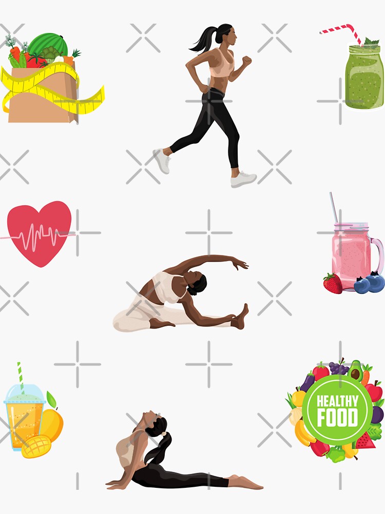 Planner Sticker Pack, Fitness & Healthy Living