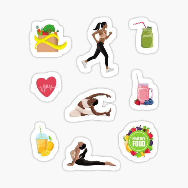  Workout, Fitness & Food Planner Stickers for Adults -  Motivational, Aesthetic and Inspirational Planner Stickers for Scrapbook,  Food and Fitness Journal, Workout and Weight Loss Journal for Women :  Office Products