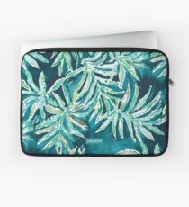 Funda para portátil SANTA CRUZIN Navy hojas de palma tropical