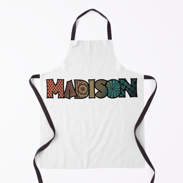 Item preview, Madison orange to blue name doodle designed and sold by heatherbenner.