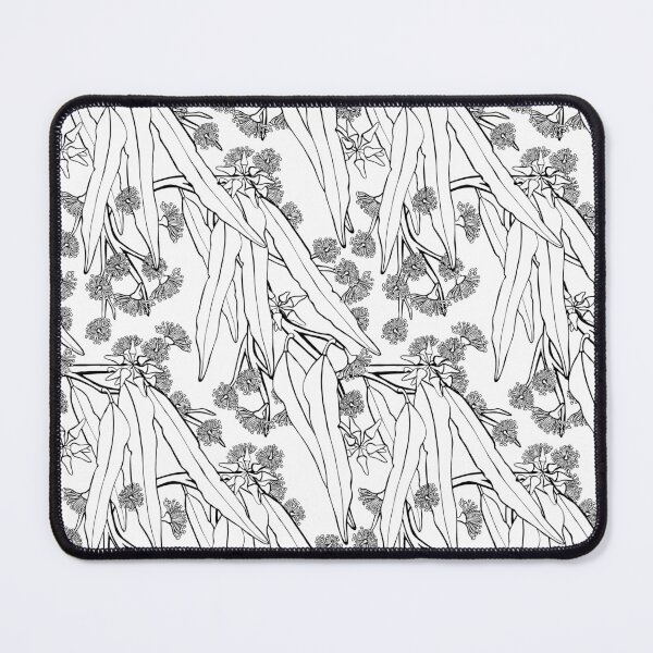 Item preview, Elegant Eucalyptus Garden - Black and White Palette designed and sold by Sketchbook Designs.