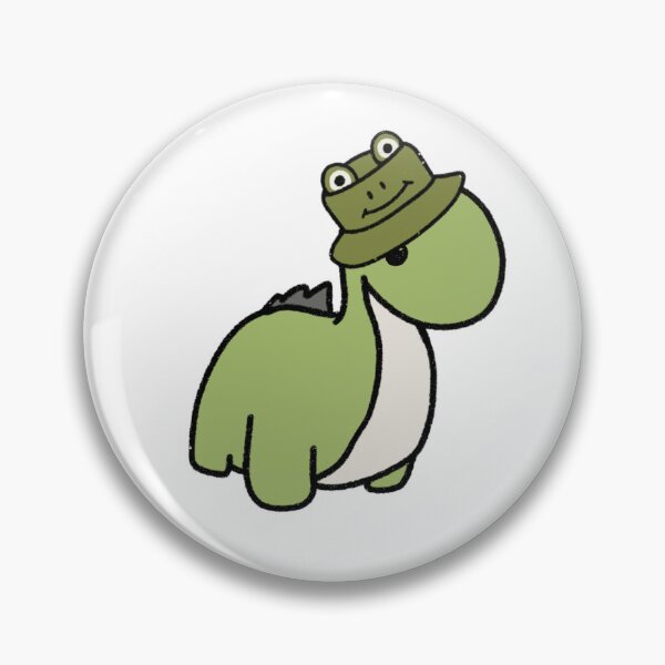 Item preview, Dinosaur in a Frog bucket Hat designed and sold by beckahbrooks.