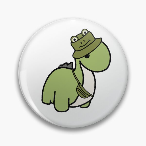 Item preview, Dinosaur in a Frog bucket Hat designed and sold by beckahbrooks.