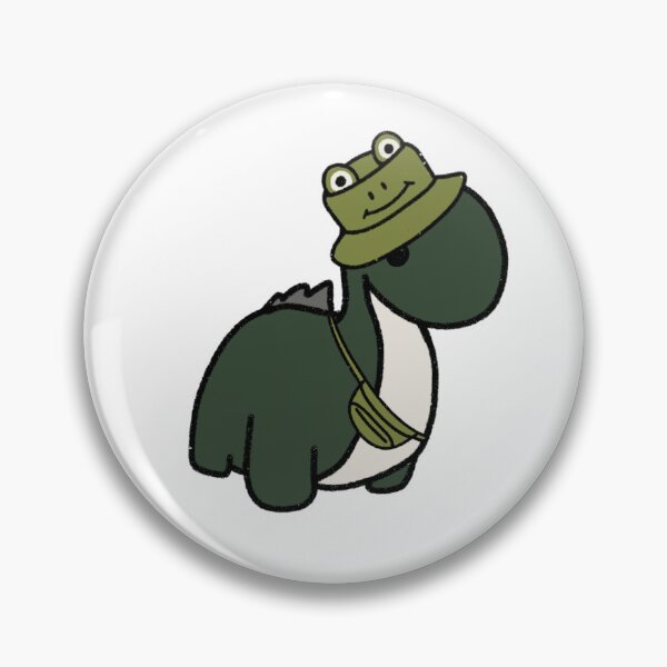 Item preview, Dinosaur in a Frog Bucket Hat designed and sold by beckahbrooks.