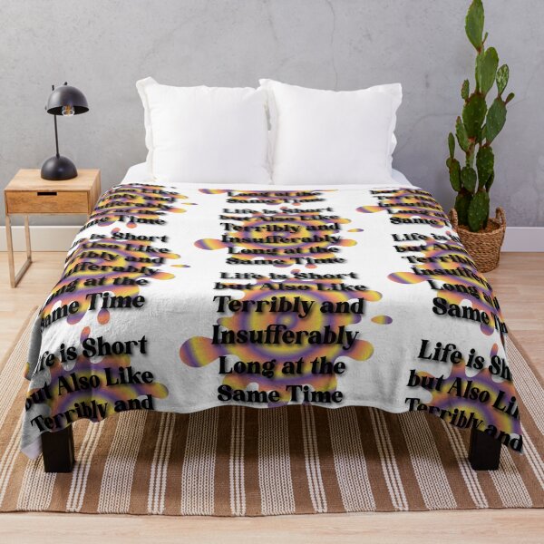 Item preview, Life is short but also like terribly and insufferably long at the same time designed and sold by Lezbo1986.