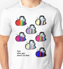 LGBT Pride Bee Swarm Unisex T-Shirt