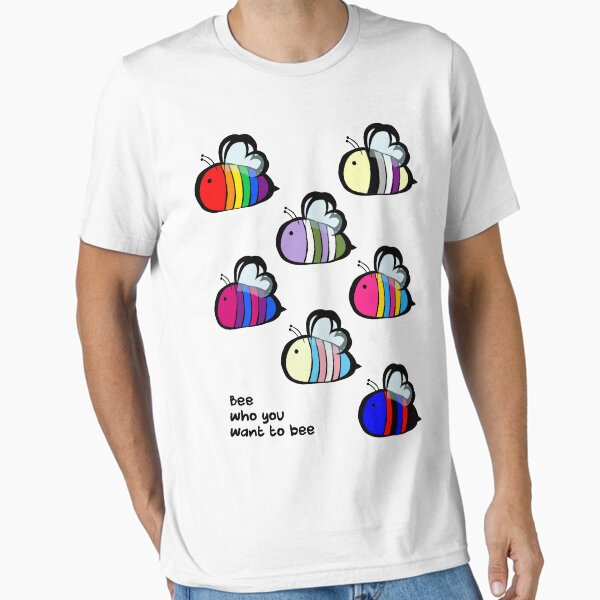 Item preview, LGBT Pride Bee Swarm designed and sold by hinklepup.