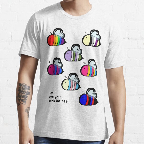 LGBT Pride Bee Swarm Essential T-Shirt