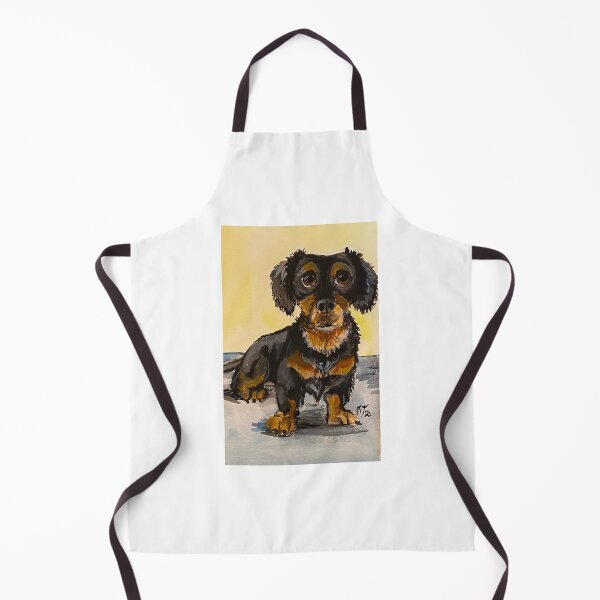 Item preview, Mischievous dachshund designed and sold by MooseLovesArt.