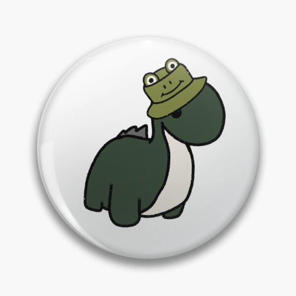 Item preview, Dinosaur in a Frog Bucket Hat designed and sold by beckahbrooks.