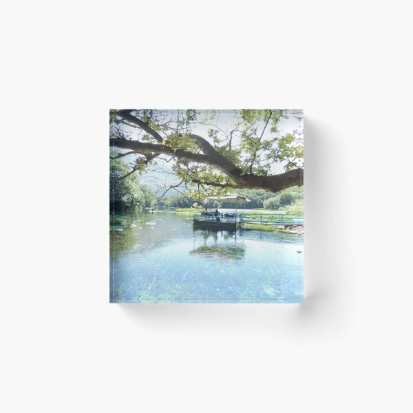 Item preview, Tea at the Blue Eye water spring Muzinë, Albania. designed and sold by mikequigley.