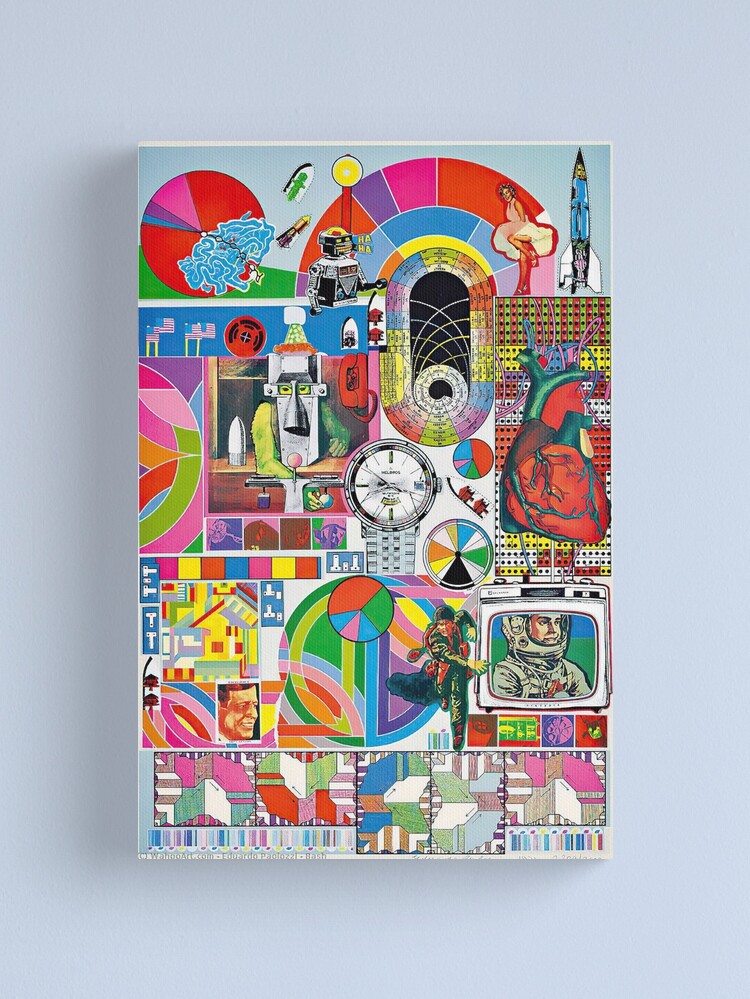 Impression Sur Toile Eduardo Paolozzi Bash Par Reda Design Redbubble