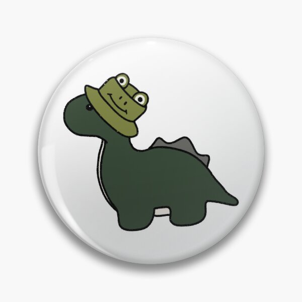 Item preview, Dinosaur in a Frog Bucket Hat designed and sold by beckahbrooks.