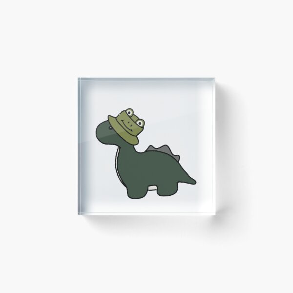 Item preview, Dinosaur in a Frog Bucket Hat designed and sold by beckahbrooks.