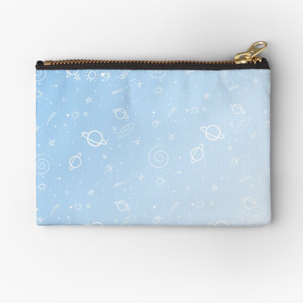 Pastel Galaxy- Blue Zipper Pouch