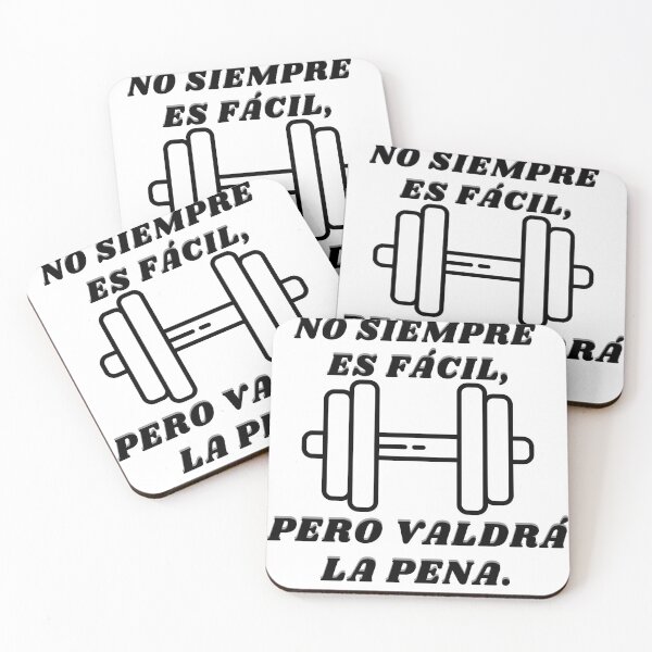 Item preview, Spanish phrases. It's not always easy, but it will be worth it. designed and sold by CreacionsMeraki.