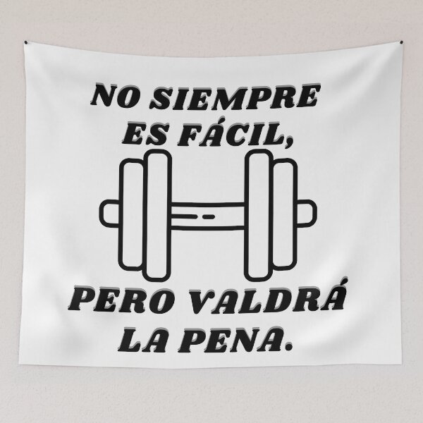 Item preview, Frases En Español. No Siempre es fácil, pero valdrá la pena. designed and sold by CreacionsMeraki.