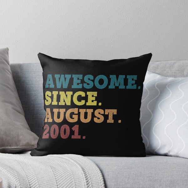 Item preview, Awesome Since August 2001 Retro Vintage 21st Birthday Gift designed and sold by designbychow.