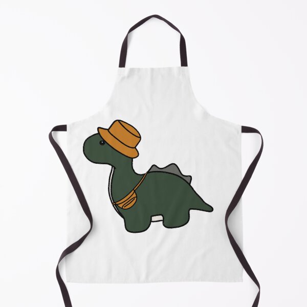 Item preview, Dinosaur in an Orange Bucket Hat designed and sold by beckahbrooks.