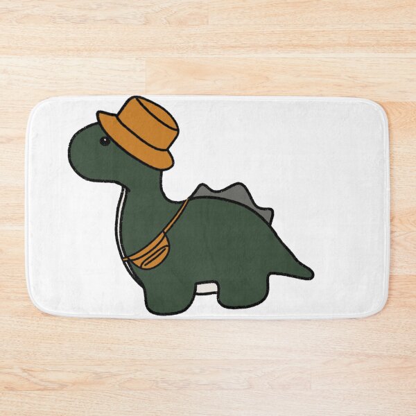 Item preview, Dinosaur in an Orange Bucket Hat designed and sold by beckahbrooks.