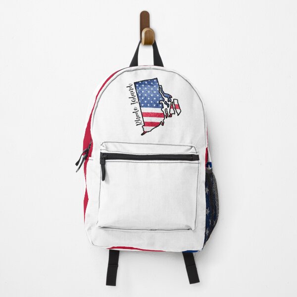 Item preview, Rhode Island State Outline with Patriotic USA American Flag designed and sold by Gsallicat.