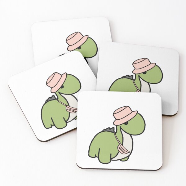 Item preview, Dinosaur in a Pink Bucket Hat designed and sold by beckahbrooks.