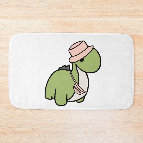 Item preview, Dinosaur in a Pink Bucket Hat designed and sold by beckahbrooks.