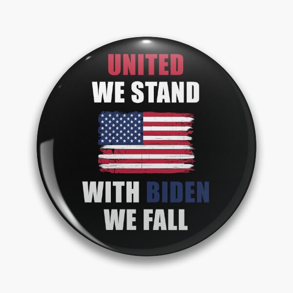 Item preview, United We Stand With Biden We Fall Political T-Shirt designed and sold by ShutEyeShirts.