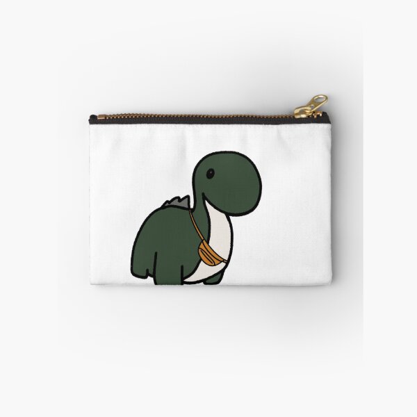 Item preview, Dinosaur in an Orange Fanny Pack designed and sold by beckahbrooks.