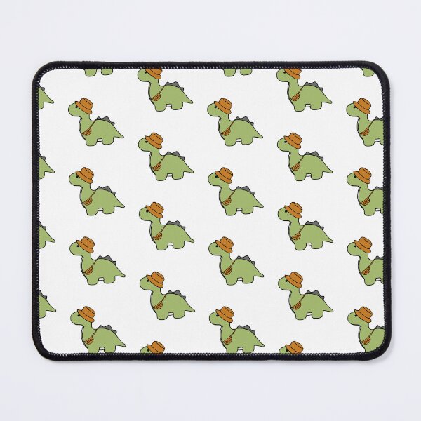 Item preview, Dinosaur in an Orange Bucket Hat designed and sold by beckahbrooks.
