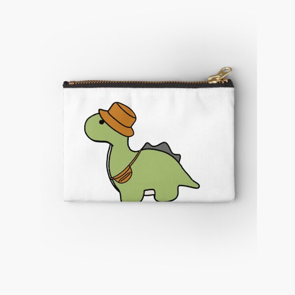 Item preview, Dinosaur in an Orange Bucket Hat designed and sold by beckahbrooks.