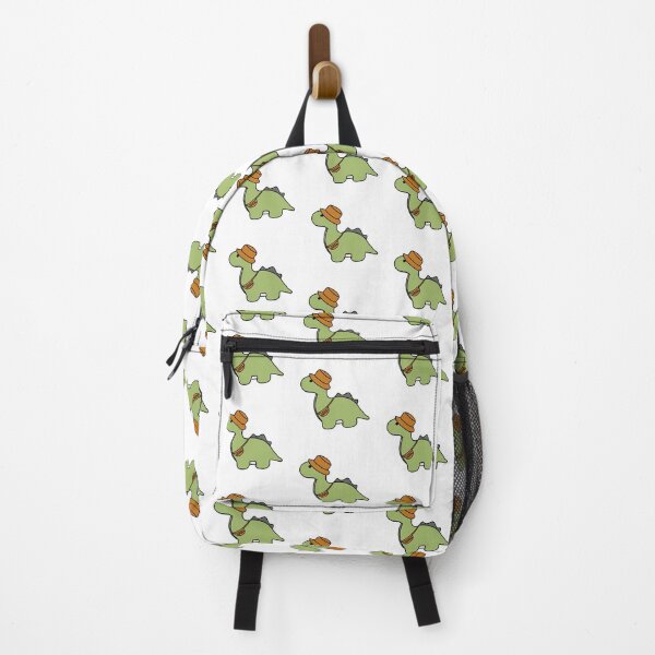 Item preview, Dinosaur in an Orange Bucket Hat designed and sold by beckahbrooks.