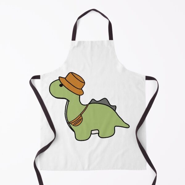 Item preview, Dinosaur in an Orange Bucket Hat designed and sold by beckahbrooks.