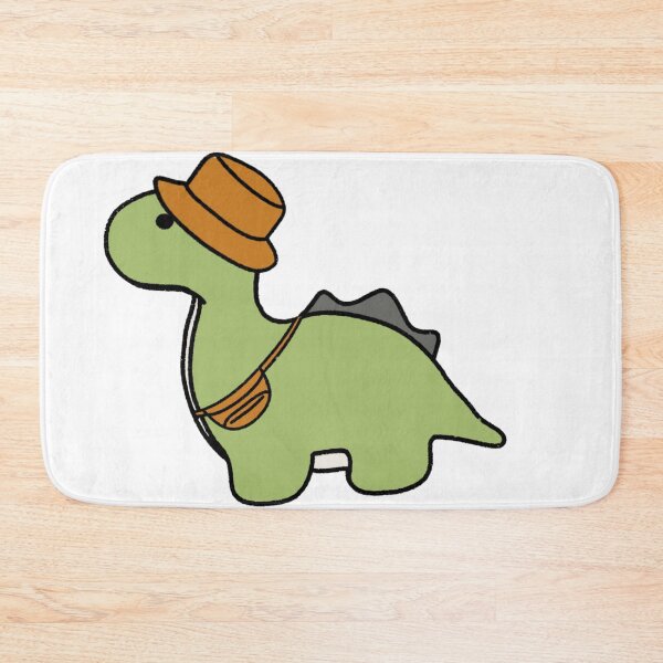 Item preview, Dinosaur in an Orange Bucket Hat designed and sold by beckahbrooks.