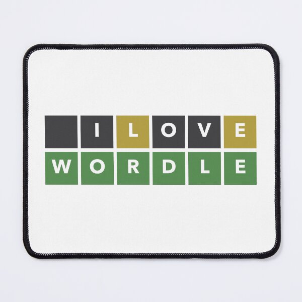 Item preview, I Love Wordle Style designed and sold by HappyTeesCie Shop.