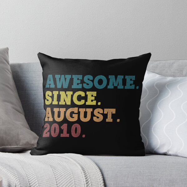 Item preview, Awesome Since August 2010 Retro Vintage 12nd Birthday Gift designed and sold by designbychow.