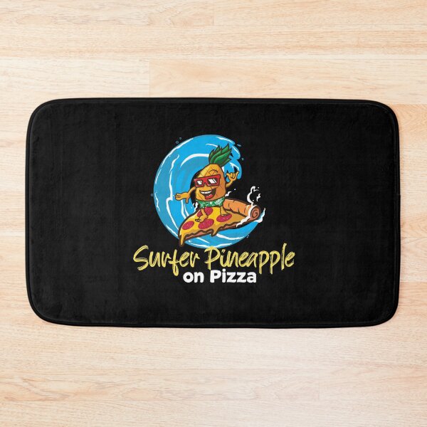 Item preview, Surfer Pineapple Boy on Pizza designed and sold by Grafik Traffik.