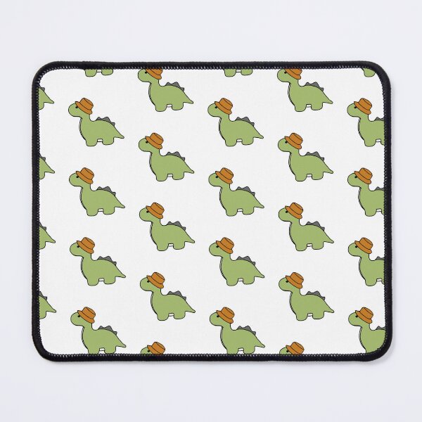 Item preview, Dinosaur in an Orange Bucket Hat designed and sold by beckahbrooks.