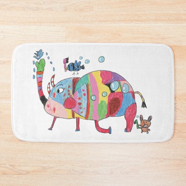 Item preview, wash a colorful elephant designed and sold by Elison-Dad.
