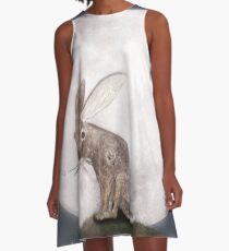 Night Rabbit A-Line Dress