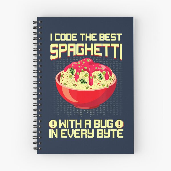 Item preview, I Code The Best Spaghetti Programming Coding Pun designed and sold by dragonteesa.