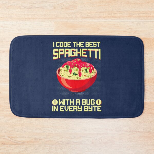 Item preview, I Code The Best Spaghetti Programming Coding Pun designed and sold by dragonteesa.